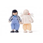 Casuta din lemn natur P+2 cu anexa, balcoane si terasa cu mobilier si accesorii incluse 